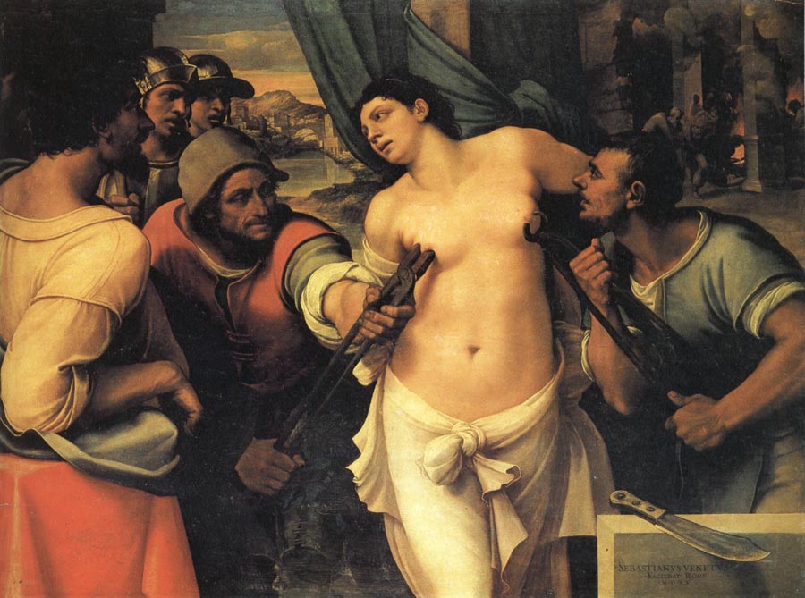 The Martyrdom of St.Agatha